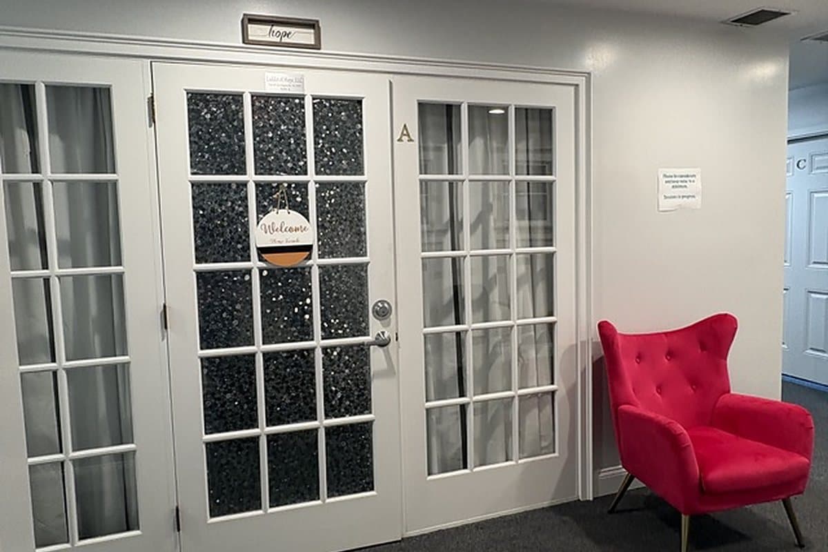 The entrance to Ladder of Hope, Suite A at 121 Fenn Road, Newington, CT